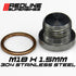 M18x1.5 mm Blanking Plug Stainless Steel