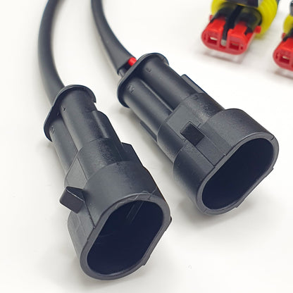 BMW Auxiliary Power Y-Splitter Harness — Dual Ampseal 12V Output | Ref: 8330043 / 611656 Type 1